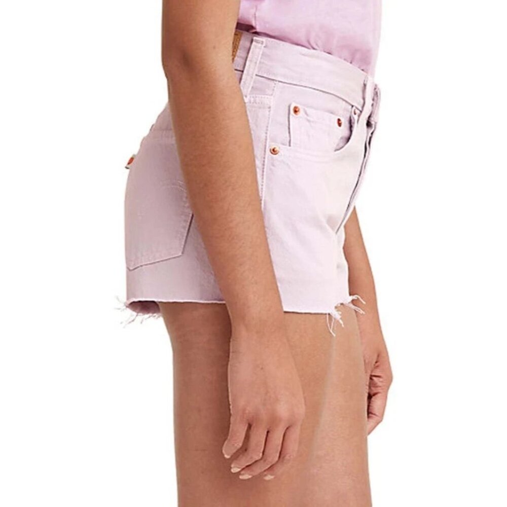 Levi's Womens  501 Original Buttonfly Size 32 Short Jeans Lilac NEW